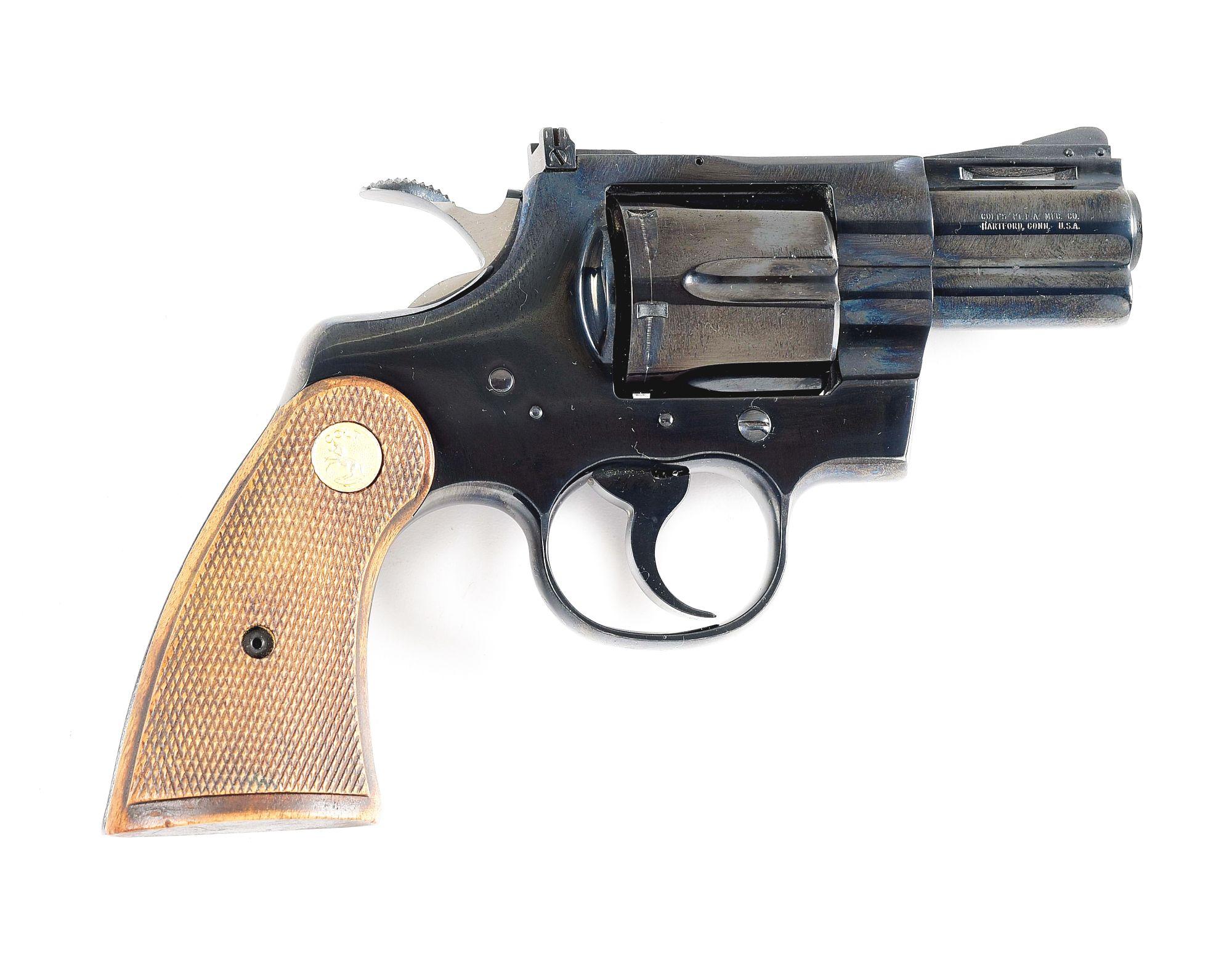 (M) COLT PYTHON WITH DESIRABLE 2 - 1/2" BARREL.