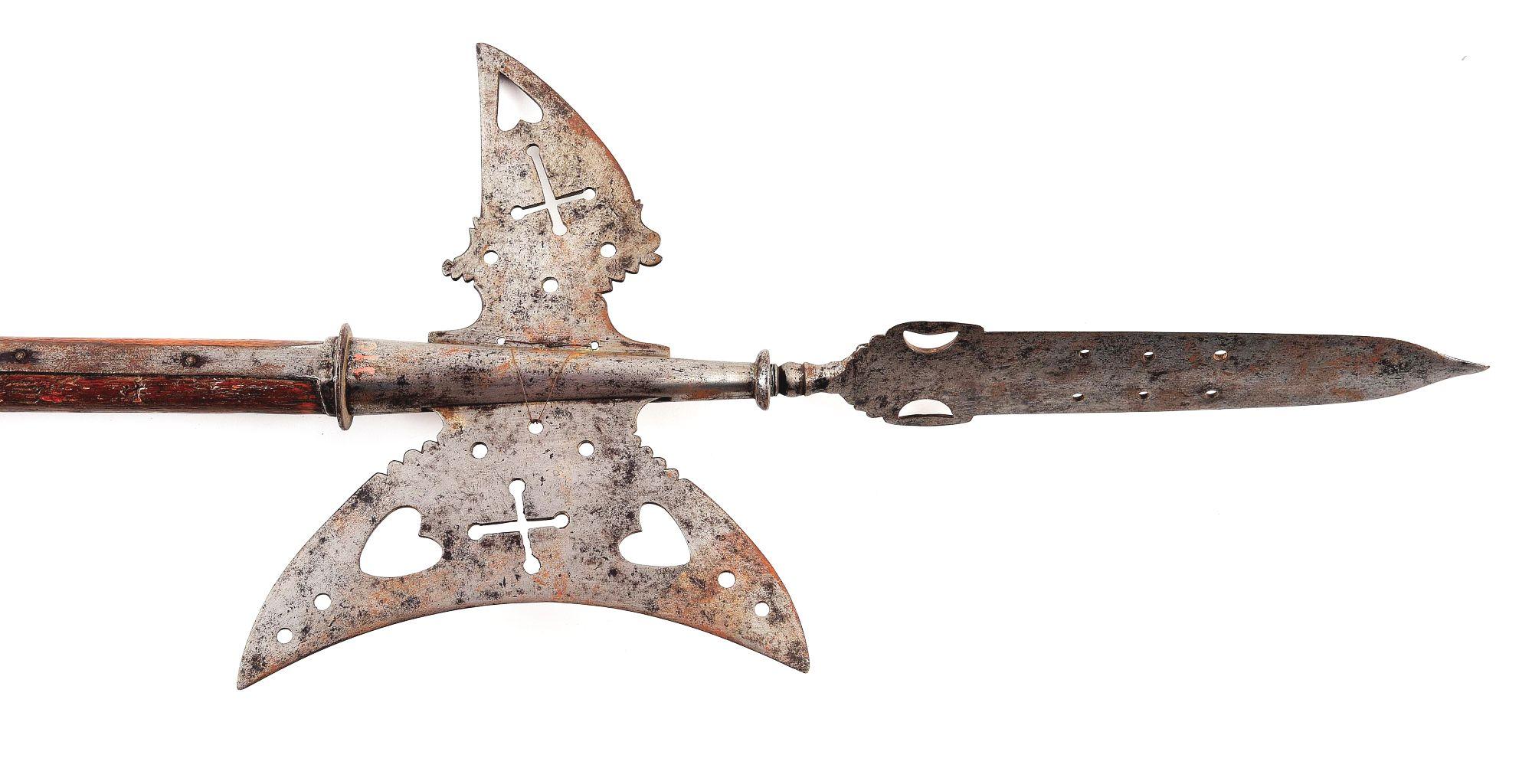 AMERICAN PARADE HALBERD IN THE GERMAN STYLE