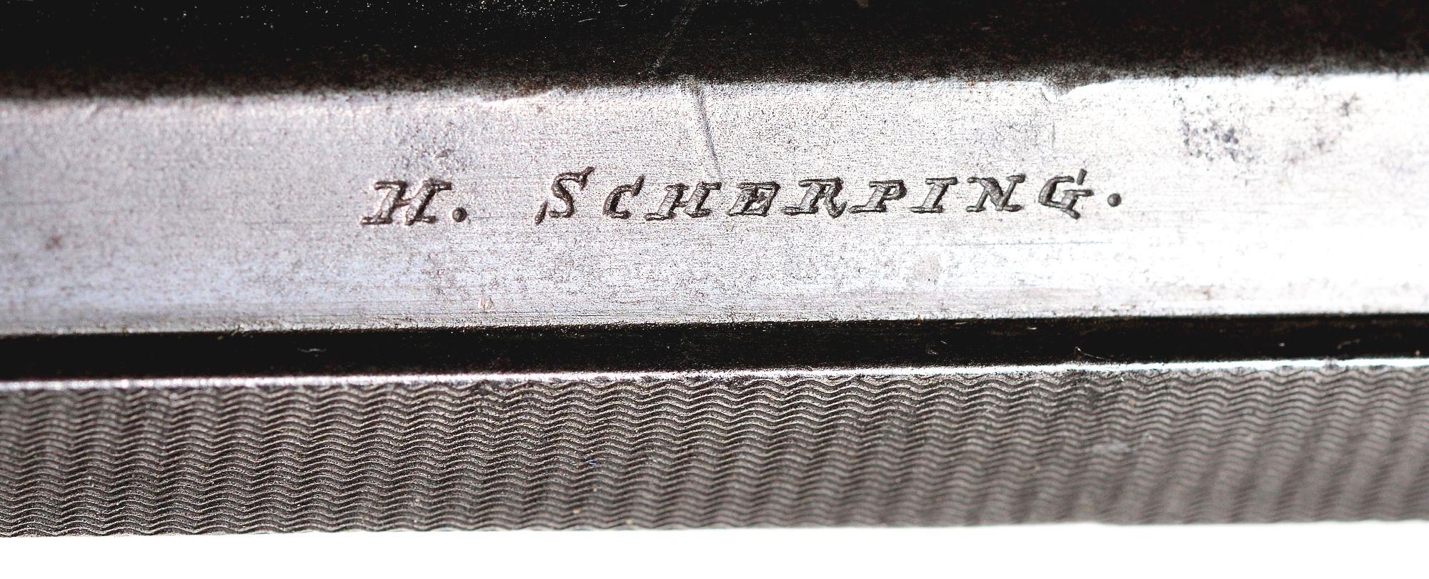 (C) SCHERPING SINGLE SHOT STALKING RIFLE.