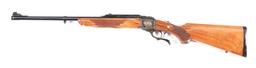 (M) RUGER NO 1 50TH ANNIVERSARY SINGLE SHOT RIFLE.