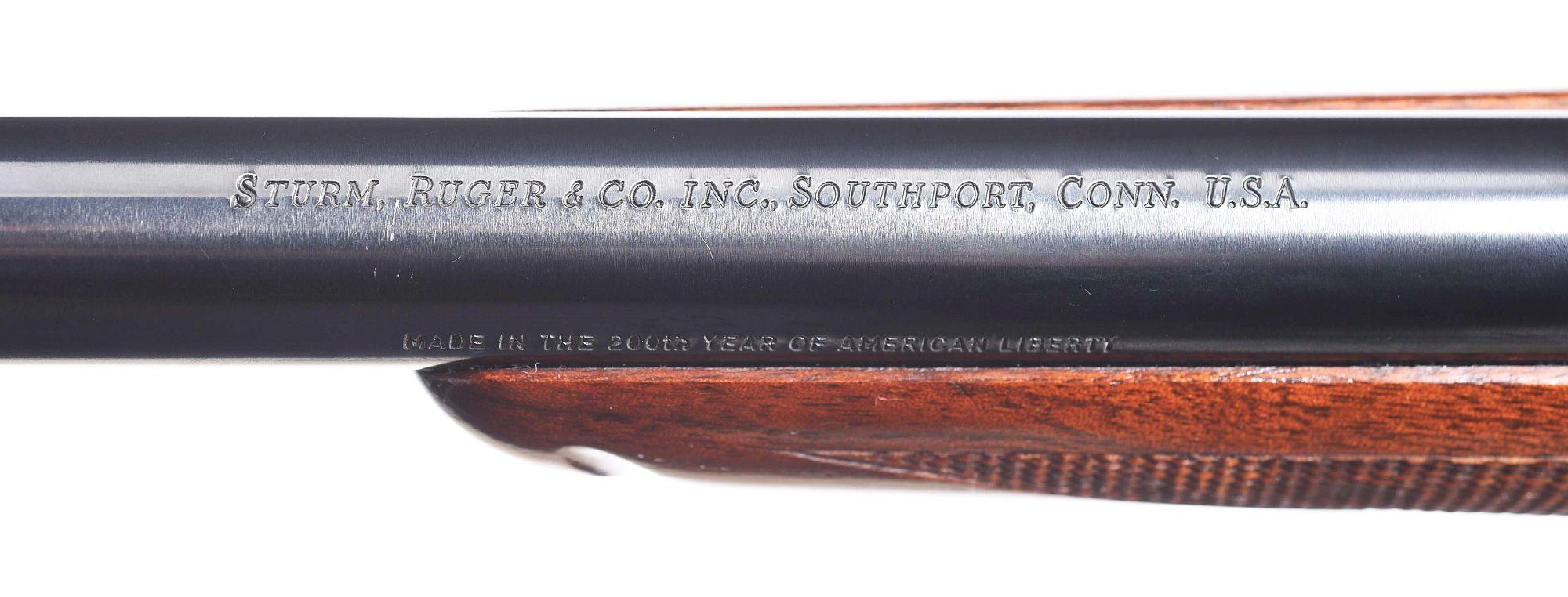 (M) RUGER NO. 1 TROPICAL MODEL 7MM REM MAG SINGLE SHOT RIFLE.