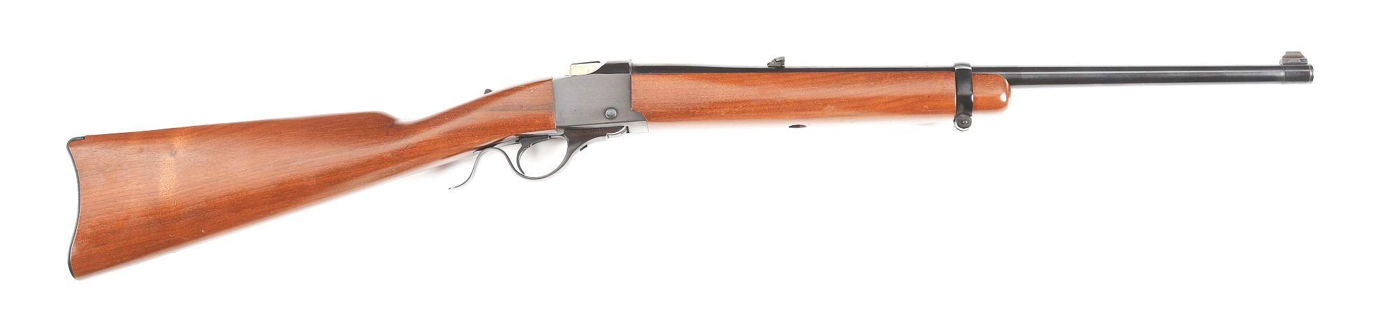 (M) RUGER NO. 3 SINGLE SHOT RIFLE IN .45-70 GOV'T.