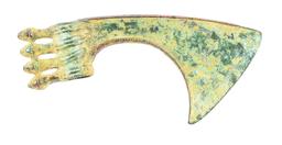 LURISTAN BRONZE AXE HEAD.