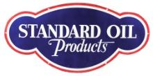 STANDARD OIL PRODUCTS PORCELAIN CLOUD SERVICE STATION SIGN.