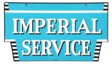 PORCELAIN IMPERIAL SERVICE SIGN.