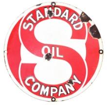 STANDARD OIL COMPANY PORCELAIN SIGN.