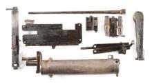RARE GERMAN WORLD WAR I SPANDAU MANUFACTURED MG-08 MAXIM MACHINE GUN PARTS KIT.