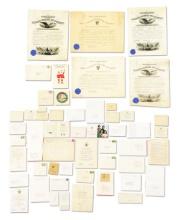 ARCHIVE OF PARKER HITT: THE FATHER OF AMERICAN MILITARY CRYPTOLOGY WITH NUMEROUS PRESIDENTIAL SIGNAT