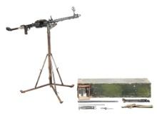 (N) FABULOUS WELL ACCESSORIZED MG 15 MACHINE GUN (CURIO & RELIC).