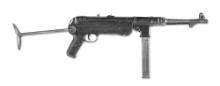 (N) MAGNIFICENT AND VERY SCARCE EARLY MP-40 MACHINE GUN WITH UNMODIFIED RECEIVER SLOT AND &#8220;HOO