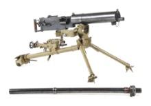(N) EXCEPTIONALLY ATTRACTIVE SWISS MG-11 MAXIM MACHINE GUN WITH TELESCOPIC SIGHT ON SWISS MOUNT (CUR