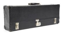 EXCEPTIONAL CONDITION ORIGINAL PURPLE LINED &#8220;F.B.I.&#8221; STYLE &#8220;BROOKS TRUNK CO&#8221;