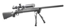 (N) REMINGTON MODEL 700 RIFLE SET UP FOR LONG RANGE WITH SCOPE AND GEMTEC HVT SILENCER (SILENCER).