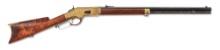 (A) HISTORIC ULRICH ENGRAVED WINCHESTER MODEL 1866 LEVER ACTION RIFLE INSCRIBED TO CHARLES DELONG.