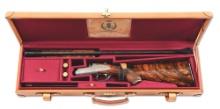 (M) LUCIANO BOSIS WILD SIDEPLATE ROUND BODY 20 BORE OVER UNDER SHOTGUN WITH FINE ORNAMENTAL SCROLL E