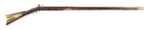 (A) MEWHIRTER SIGNED FLINTLOCK KENTUCKY RIFLE.