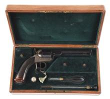 (A) MASSIVE CASED D. RENOTTE BREVETTE REVOLVER.