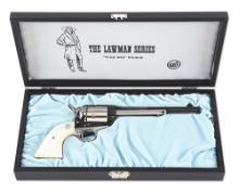 (C) LAWMAN SERIES COLT WILD BILL HICKOK SINGLE ACTION ARMY REVOLVER.