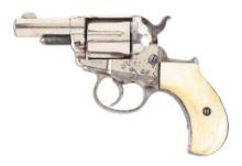 (A) COLT MODEL 1877DA LIGHTNING SHERIFFS MODEL DOUBLE ACTION REVOLVER.