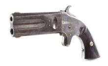 (A) AMERICAN ARMS TWIST BARREL COMBO .22 RF AND .32 RF DERRINGER.