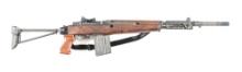 (M) EARLY SPRINGFIELD ARMORY BM-59 ALPINI SEMI AUTOMATIC RIFLE WITH ACCESSORIES.