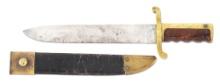 US CIVIL WAR NAVY DAHLGREN BOWIE BAYONET WITH SCABBARD.