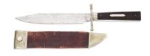 BOWIE KNIFE BY ALFRED HUNTER.