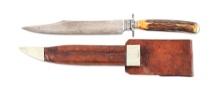 SHEFFIELD MADE BOWIE KNIFE FOR NEW YORK MARKET.