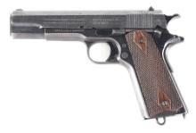 (C) COLT MODEL 1911 SEMI AUTOMATIC PISTOL (1918).