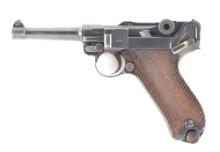 (C) 1911 DATED ERFURT LUGER SEMI-AUTOMATIC PISTOL.