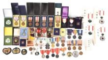 LOT OF JAPANESE WWII MEDALS.