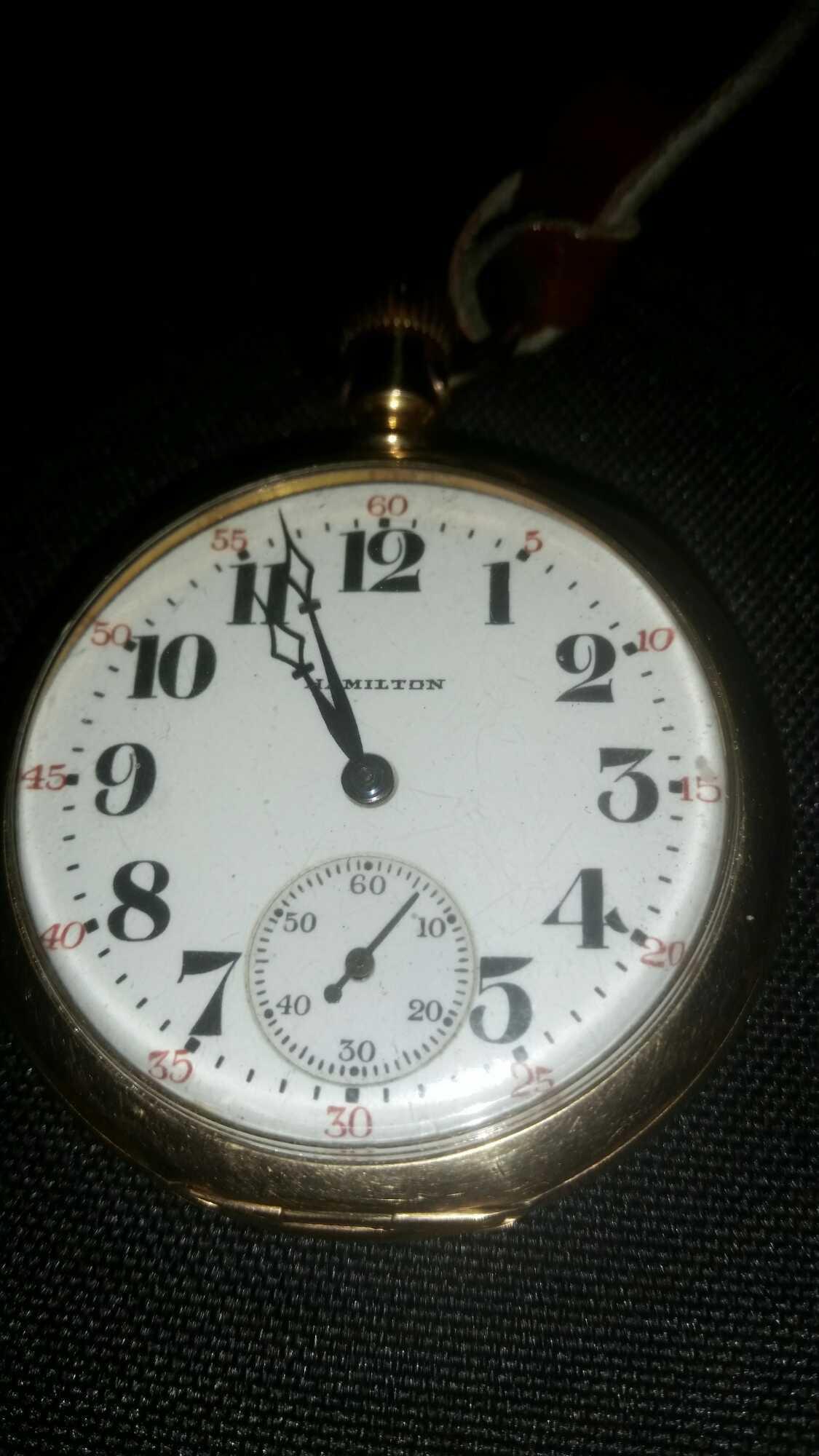 Hamilton 974, 17 jewel pocket watch