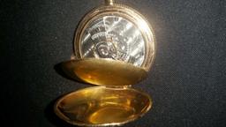 Elgin 349 pocket watch 21 jewel with hunters case lever set