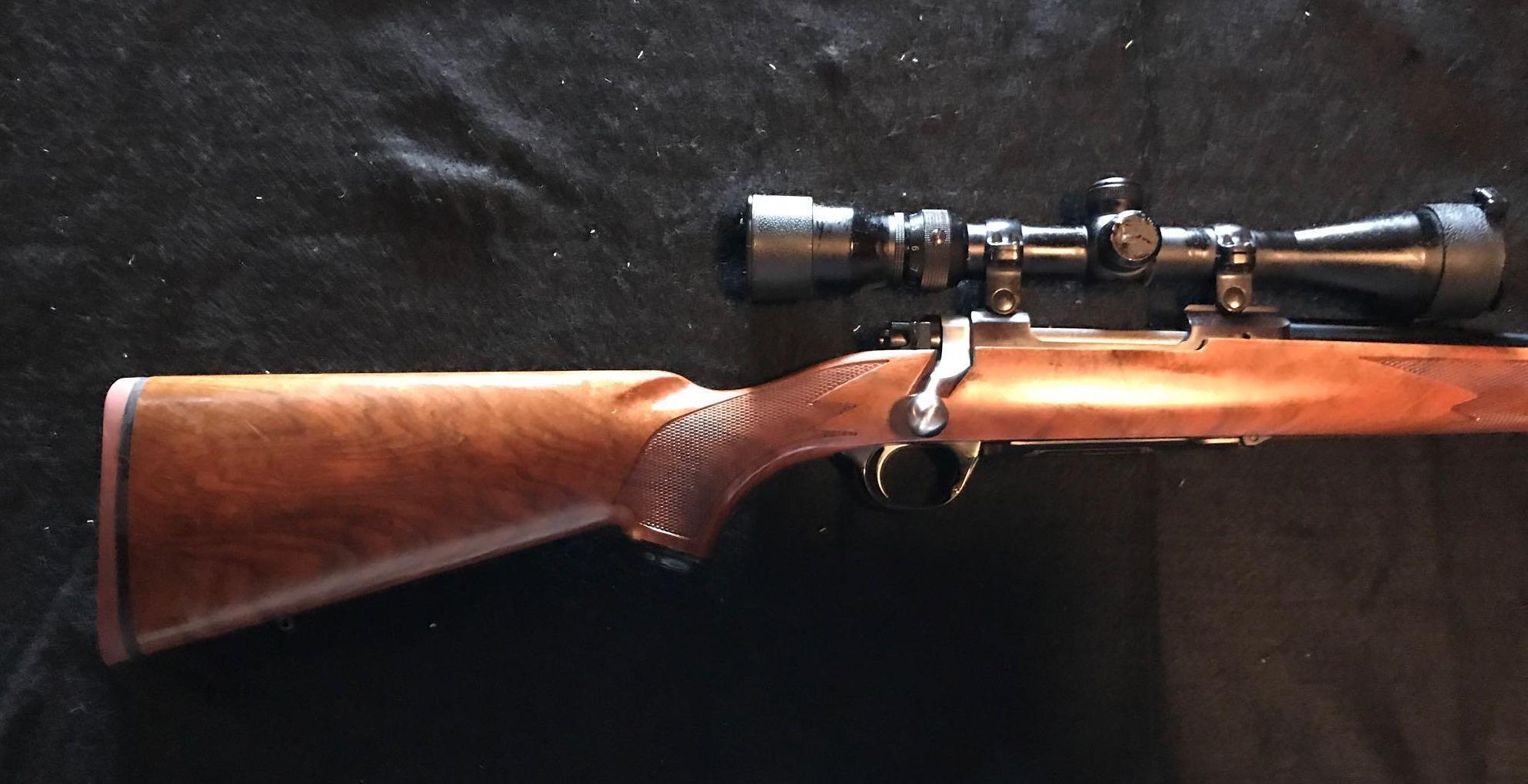 Ruger M77 Hawkeye 7mm-08 Remington Bolt Action with Barsk 3x9 Scope