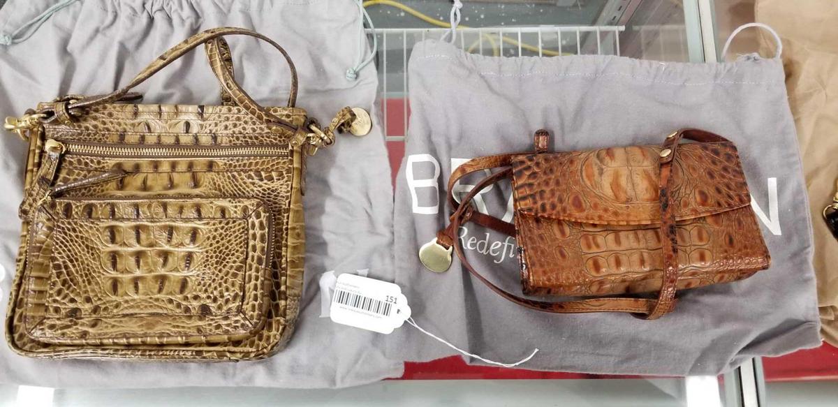 2 Brahmin Leather Purses