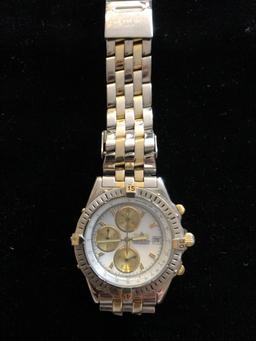 Breitling Chronograph White Face