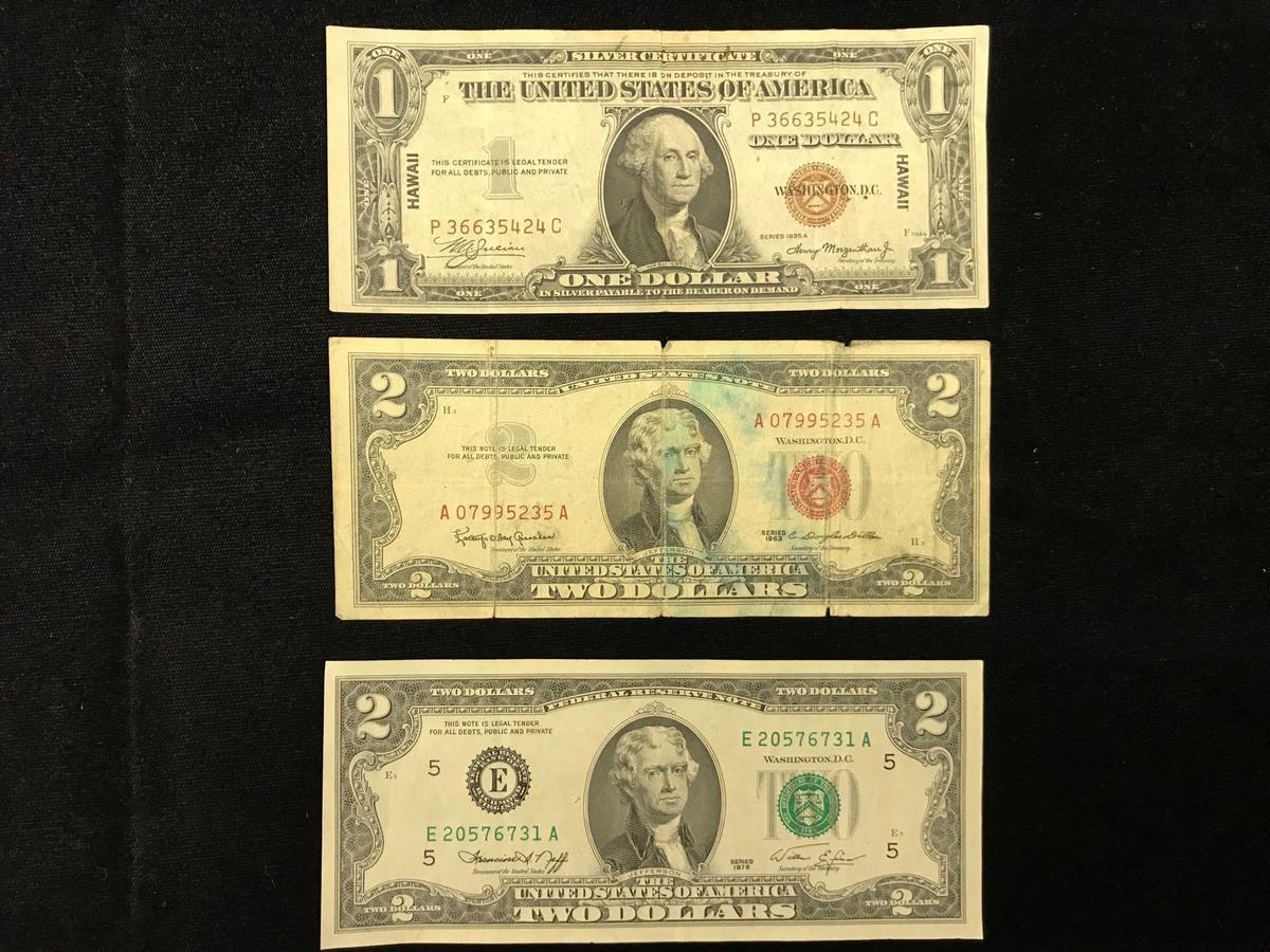 1 lot of 3 Bills