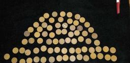 1 lot of 74 Lincoln Cents