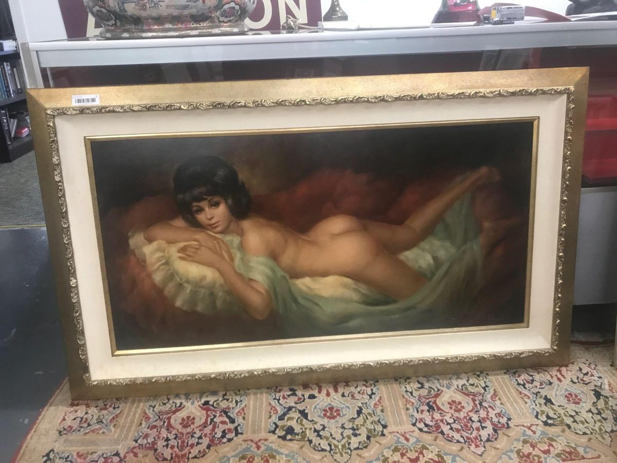 Nude Oil On Board By Larry Vincent Garrison