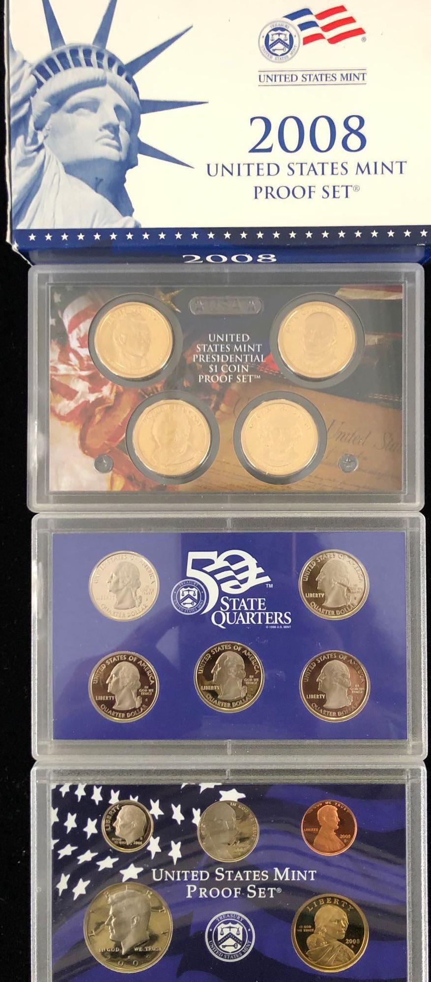 US Mint Proof Sets & 2009 Quarter Proof Set