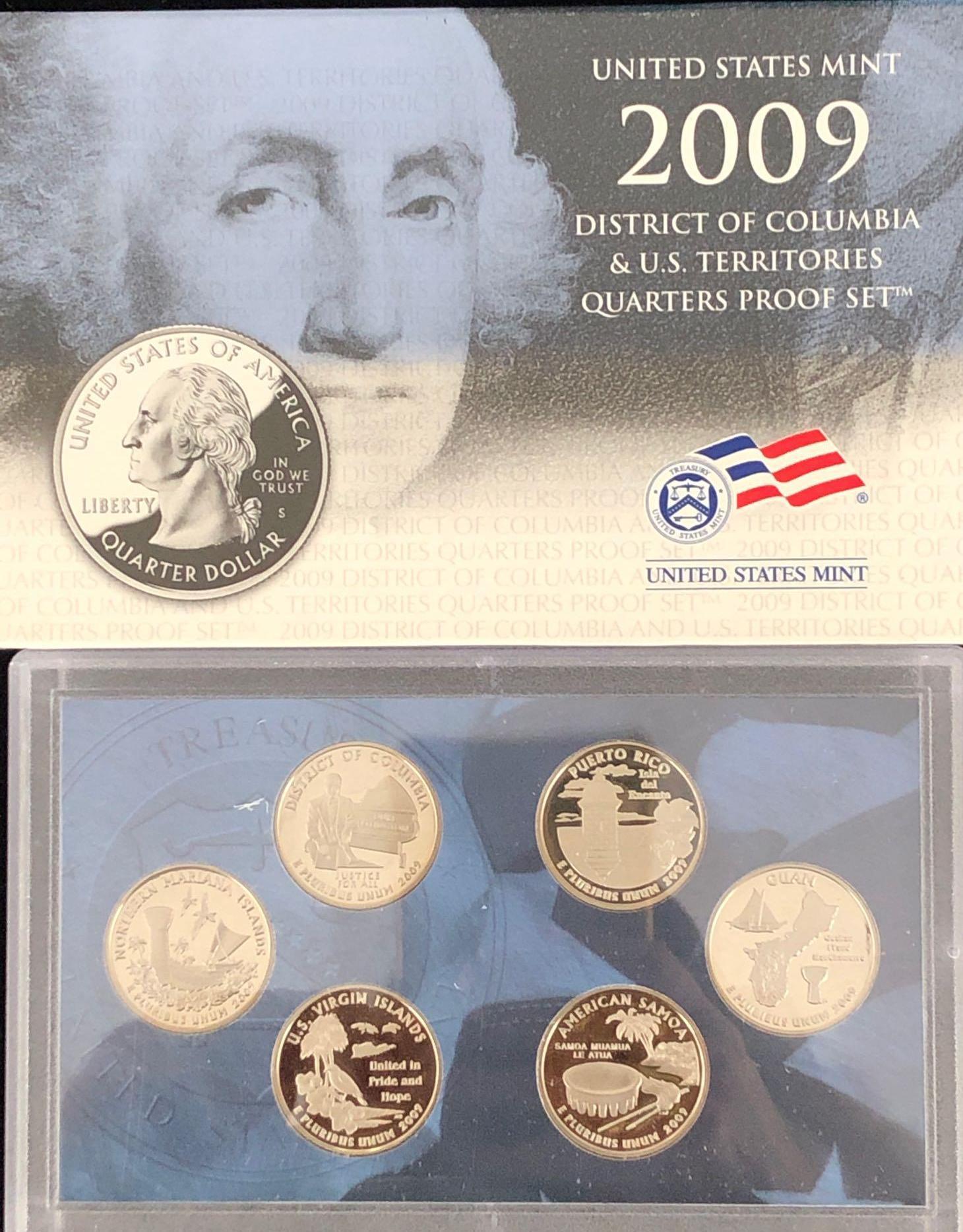 US Mint Proof Sets & 2009 Quarter Proof Set