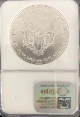 2002 Silver Eagle $1