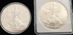 2 Walking... Liberty Silver Dolars