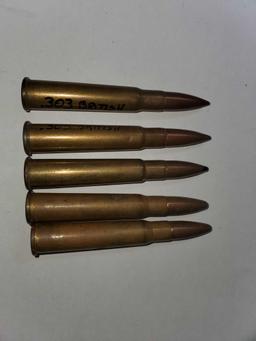 Lot of 5 303 British Ammo