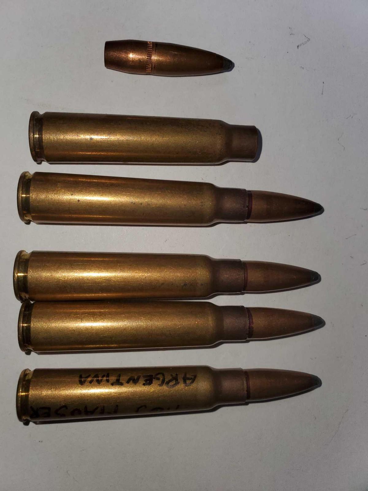 Lot of 5 7.65x53mm Mauser