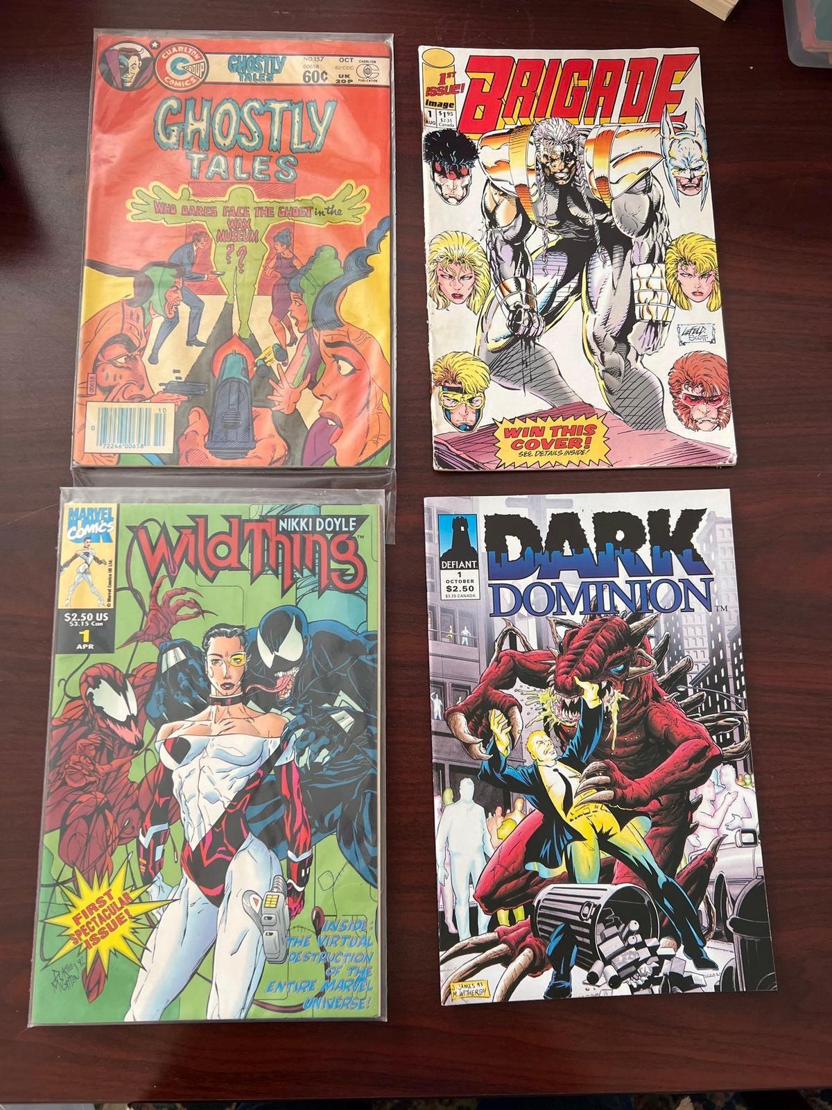 Group of 4 Comics by Charlton, Image, Marvel and Defiant