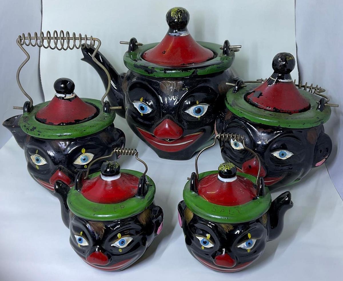 10 Piece Clown Tea Set