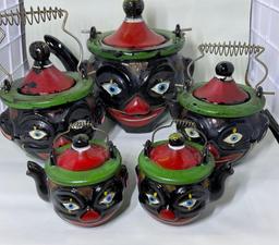 10 Piece Clown Tea Set