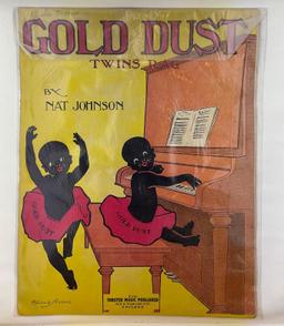 Sheet Music for Gold Dust Twins Rag by Nat Johnson