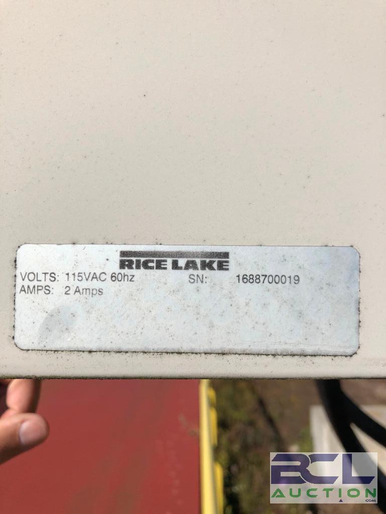 DESCRIPTION B-TEK OFF ROAD VEHICLE SCALE W/ RICE LAKE ATS-1 MONITOR BRAND/MODEL B-TEK/ RICE LAKE